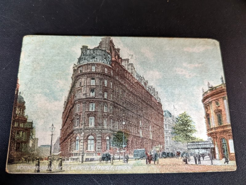 Vintage LONDON Postcard HOTEL METROPOLE never sent  early 1900's