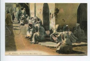 425812 ALGERIA BISKRA street view Vintage LL postcard