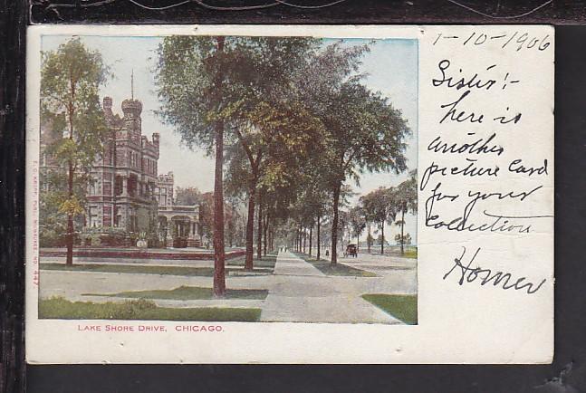 Lake Shore Drive,Chicago,IL Postcard 