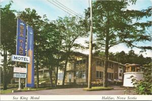 Sea King Motel Halifax Nova Scotia NS c1987 Postcard D56