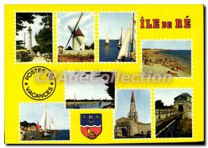 Postcard Modern Ile De Re Holiday Remembrance