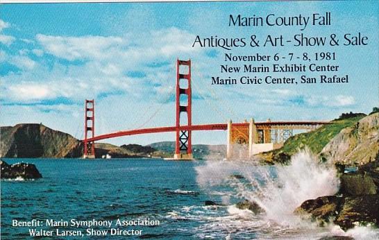 California San Franciscos Marin County Fall Antiques & Art Show & Sale