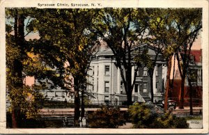 Vtg 1920s Syracuse Clinic Syracuse New York NY Postcard