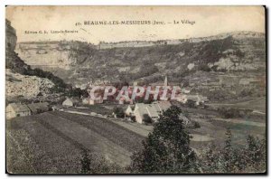 Baume les Messieurs Old Postcard village