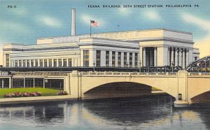 Penna Railroad, 30th Street Station Philadelphia, PA., USA Pennsylvania Train...