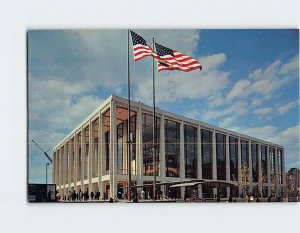 Postcard Philharmonic Hall, Lincoln Center, New York City, New York