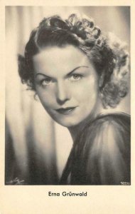 RPPC Erna Grünwald German Actress? Garloff Magdeburg ca 1930s Vintage Postcard