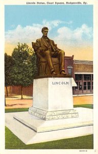 Lincoln statue, courthouse Hodgenville KY