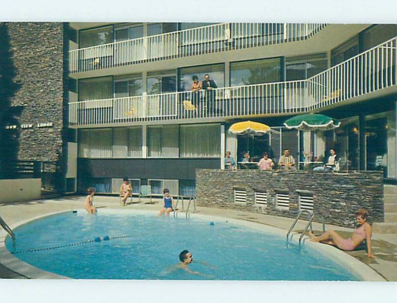 Unused 1980's BOW VIEW MOTOR LODGE MOTEL Banff Alberta AB F7394