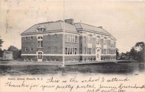 ROSELLE NEW JERSEY PUBLIC SCHOOL POSTCARD 1907