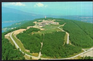 British Columbia BURNABY Aerial looking East Simon Fraser University - Chrome