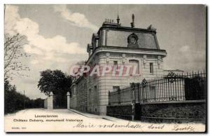 Postcard Old louveciennes Chateau Dubarry Historical Monument