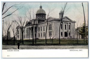 c1910 Court House Building Kingston Ontario Canada Unposted Postcard 