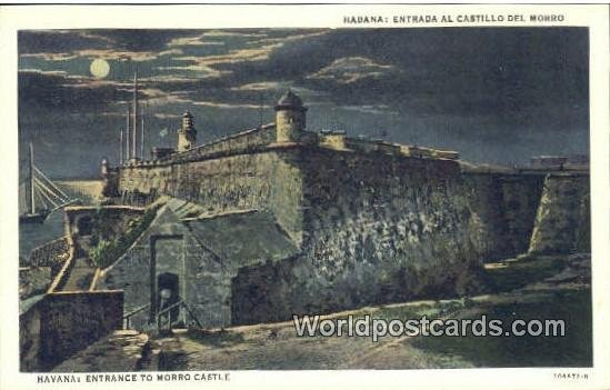 Entrada al Castillo Del Morro, Morro Castle Havana Cuba, Republica De Cuba Un...