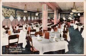 Cascade Cafe Banff Alberta AB Interior Cafe de Luxe Unused Antique Postcard E25