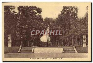 Old Postcard Sceaux Park Park