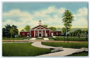 1958  Chapel Franklin Delano Roosevelt Hospital Montrose New York NY Postcard