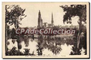 Postcard Old Saint-Laurent-sur-S?vre Landscape