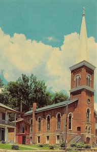 First Methodist Church Built in 1856 Galena, Illinois USA View Postcard Backing 