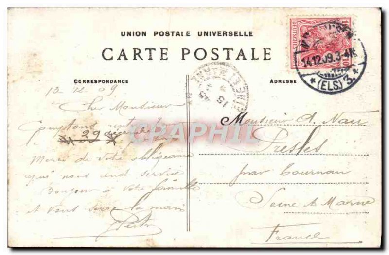 Old Postcard Belfort Statue When Meme At Mercia