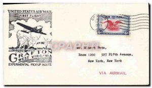 United States Letter 1st flight Grafton 25 June 39