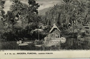 portugal, MADEIRA FUNCHAL, Jardim Publico (1910s) B.P. 141