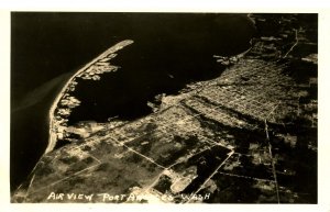 WA - Port Angeles. Aerial View    *RPPC