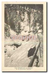 Old Postcard Gorges Diosaz The report IV Staircase