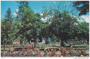 Beautiful Park and Outdoor Pavilion, Vernon, British Columbia, Canada, 50-60s