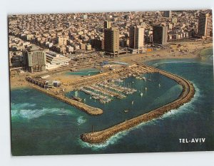 Postcard Bird's eye view, Tel Aviv, Israel