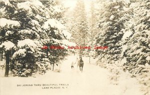 8 Postcards, Lake Placid, New York, RPPC, Ski Jump, Bobsled, Olympic Arena