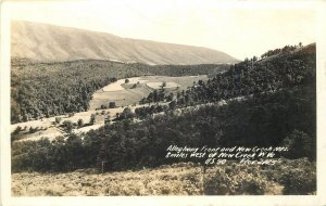 Postcard RPPC West Virginia New Creek Allegheny Mountains US 50 23-11947