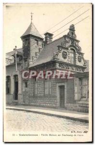 Old Postcard Valenciennes Old House in Faubourg Paris