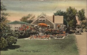 OGUNQUIT ME Whistling Oyster Tea House HAND COLORED Old Postcard