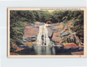 Postcard White Oak Canyon, Skyline Drive, Luray, Virginia