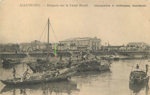 Postcard C-1910 Haiphong Vietnam French Indonesia SE Asia Harbor 22-12090