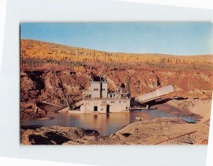 Postcard Gold Dredge Alaska USA