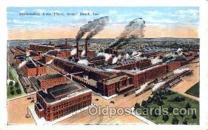 Studebaker Auto Plant South Bend, IN, USA Postcard Post Cards Old Vintage Ant...