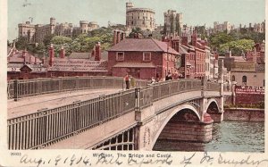 Postcard The Bridge and Castle Windsor UK