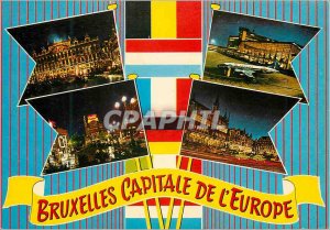 Postcard Modern Brussels Capital of Europe
