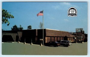 RICHMOND, Illinois IL ~ 25th Anniversary ANDRE'S STEAK & SEAFOOD 1989  Postcard