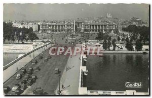 Old Postcard Paris General view of the Place de la Concorde