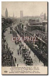 Old Postcard Militaria The coronation of King George V in June 1911 Coming fr...