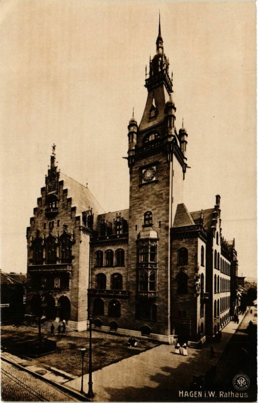 CPA AK Hagen i. W. - Rathaus GERMANY (857722)