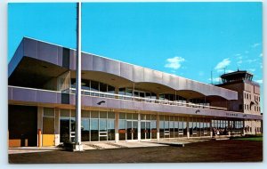 FORT WILLIAM & PORT ARTHUR Ontario Canada ~ LAKEHEAD AIRPORT Terminal  Postcard