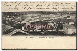 Old Postcard Nimes Quartier d & # 39artillerie