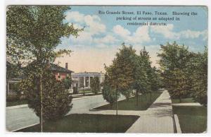Rio Grande Street El Paso Texas 1910c postcard