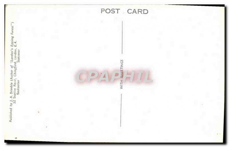 Postcard Old Royal Forest Hotel Chingford