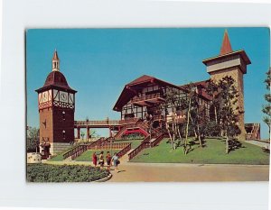 Postcard Old Swiss House Busch Gardens Tampa Florida USA