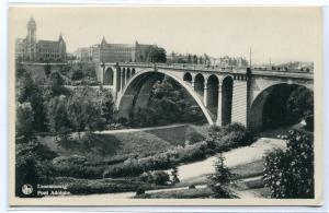 Pont Adolphe Bridge Luxembourg RPPC Real Photo postcard